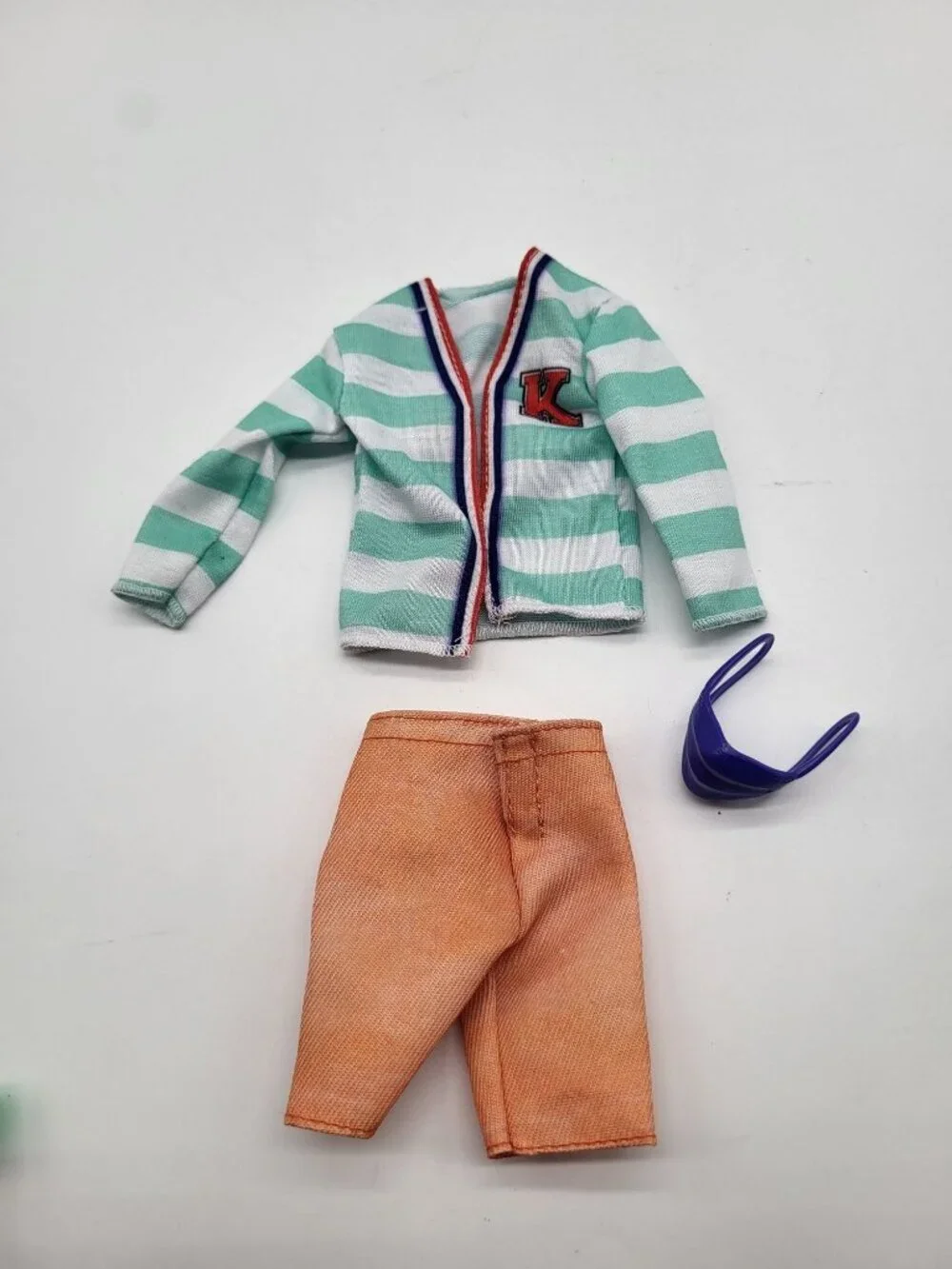 Barbie Fashion Pack Clothing Set for Ken Doll Striped 'K' Sweater, Shorts & Mask